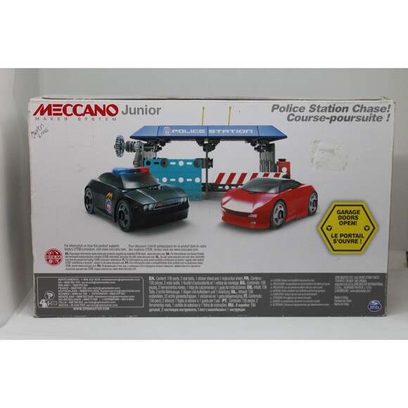 Meccano Junior Police Station Chase Course 16107 Complete 156Pcs 5+ - Picture 2 of 2